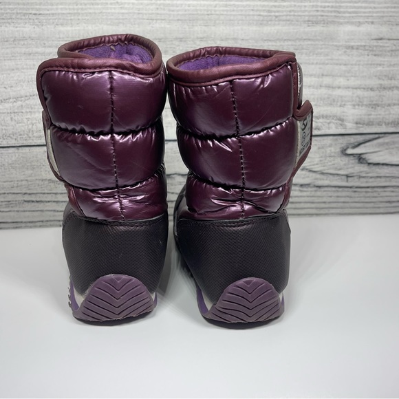 Tanleewa Waterproof Kids Snow Boots Warm Faux Fur Sz 29 - Picture 4 of 8